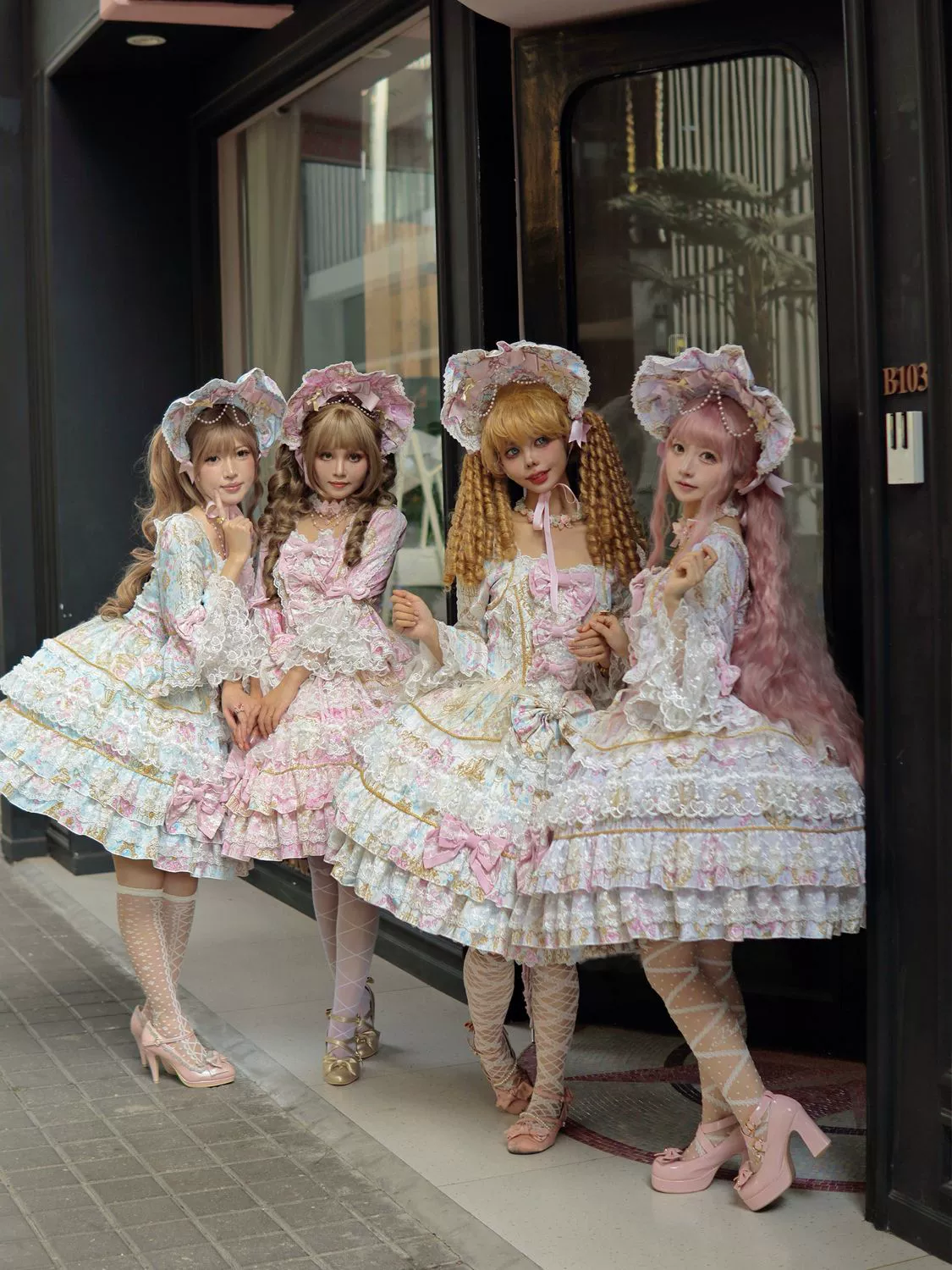 Candlelight Sonata - Sweet Lolita Long Sleeve OP, Tiered Ruffles - Image 15