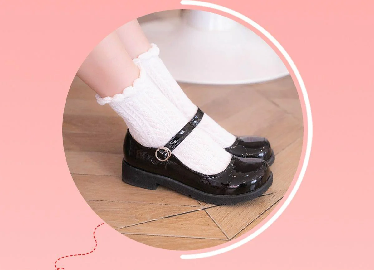 Sweet Lolita Mary Jane Flat Shoes - Image 16