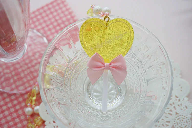 Sweet Lolita Necklace Heart-Shaped Lollipop Necklace - Image 24