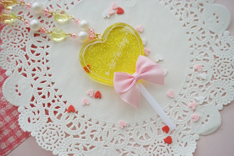 Sweet Lolita Necklace Heart-Shaped Lollipop Necklace - Image 25