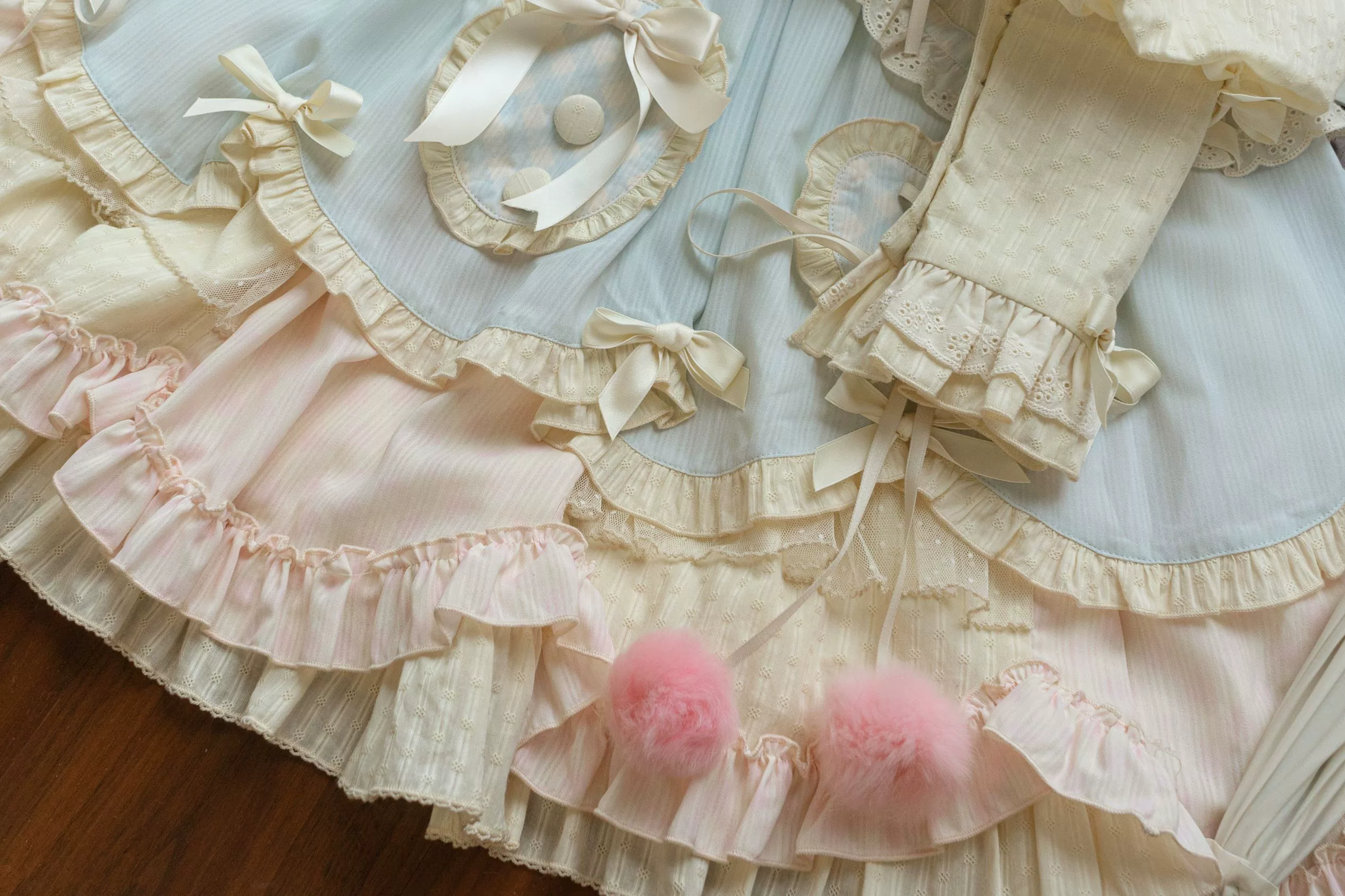 Sleep Macaron - Sweet Lolita OP Dress Solid Color Dress - Image 19