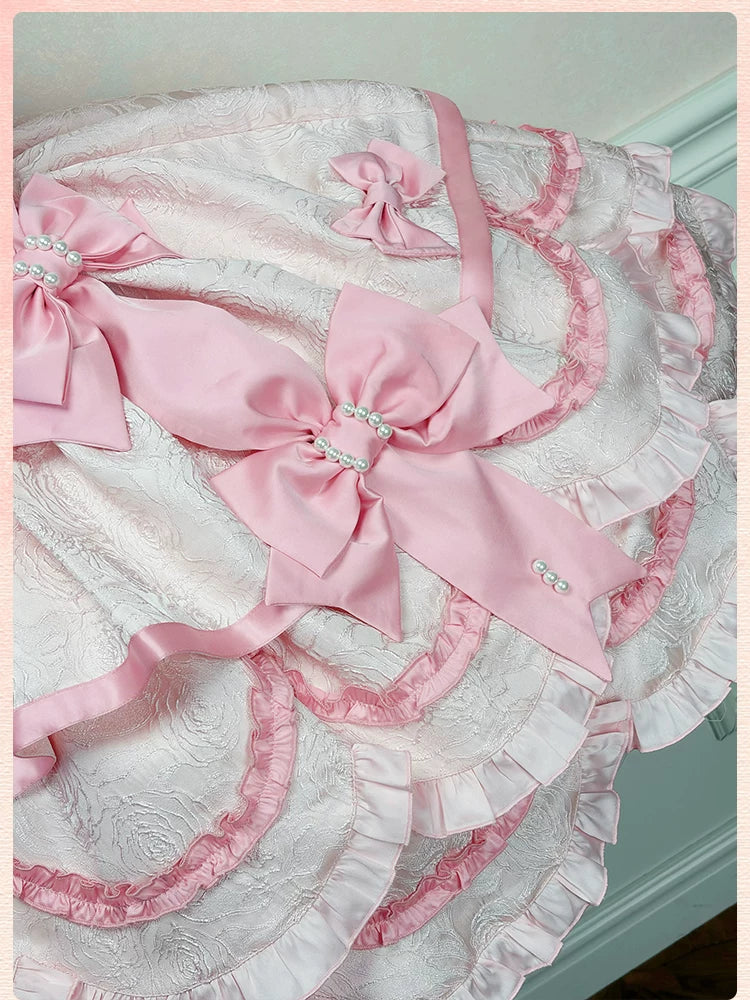 Sweetheart Petal - Sweet Lolita Petal Hem JSK Dress, Halter Neckline - Image 8