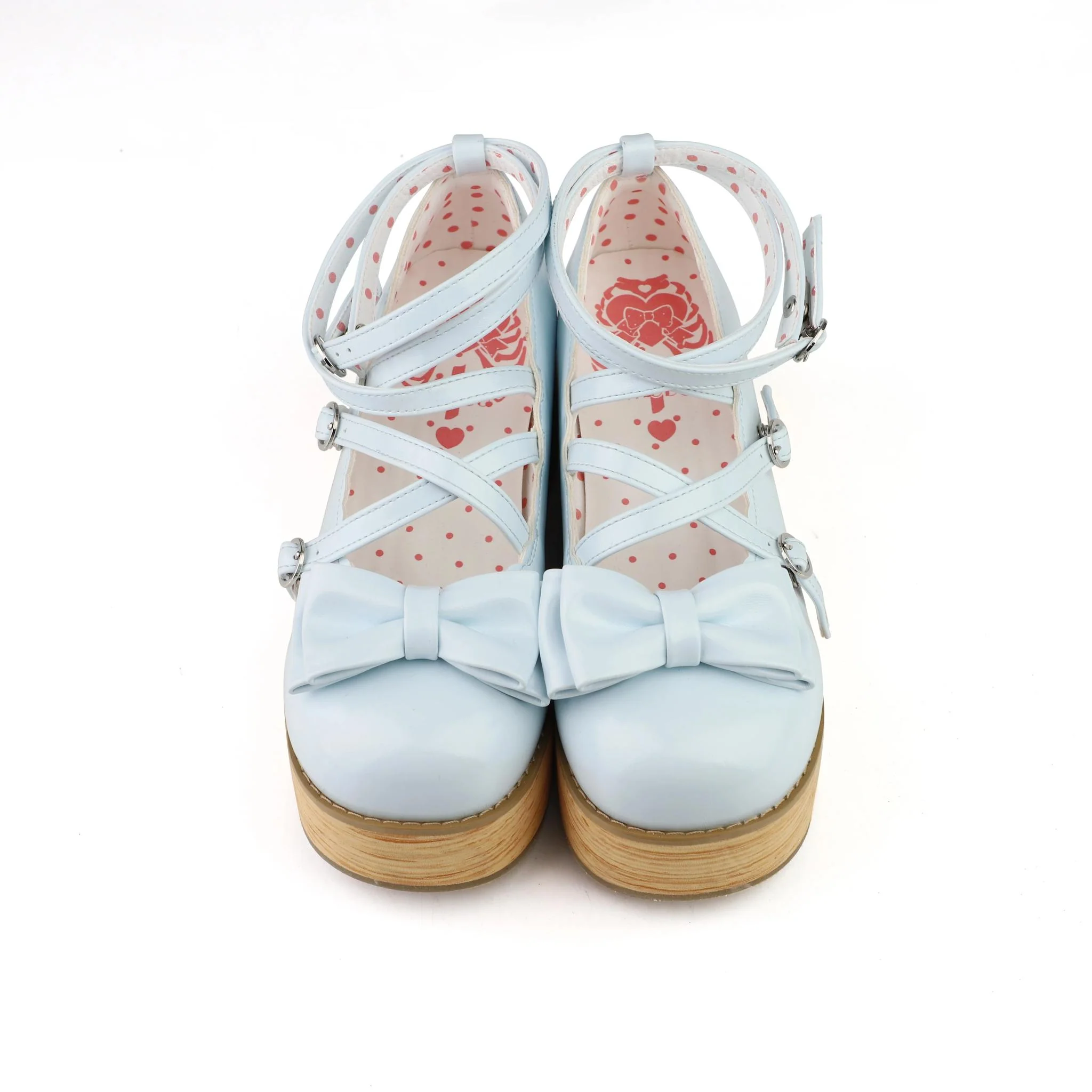 Puff Tata - Sweet Lolita Platform Shoes, Adjustable Straps - Image 21