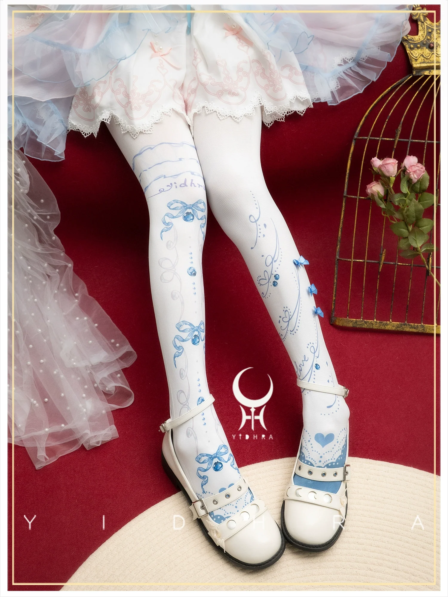 Yidhra - Frutomo - Sweet Lolita Printed Pantyhose - Image 3