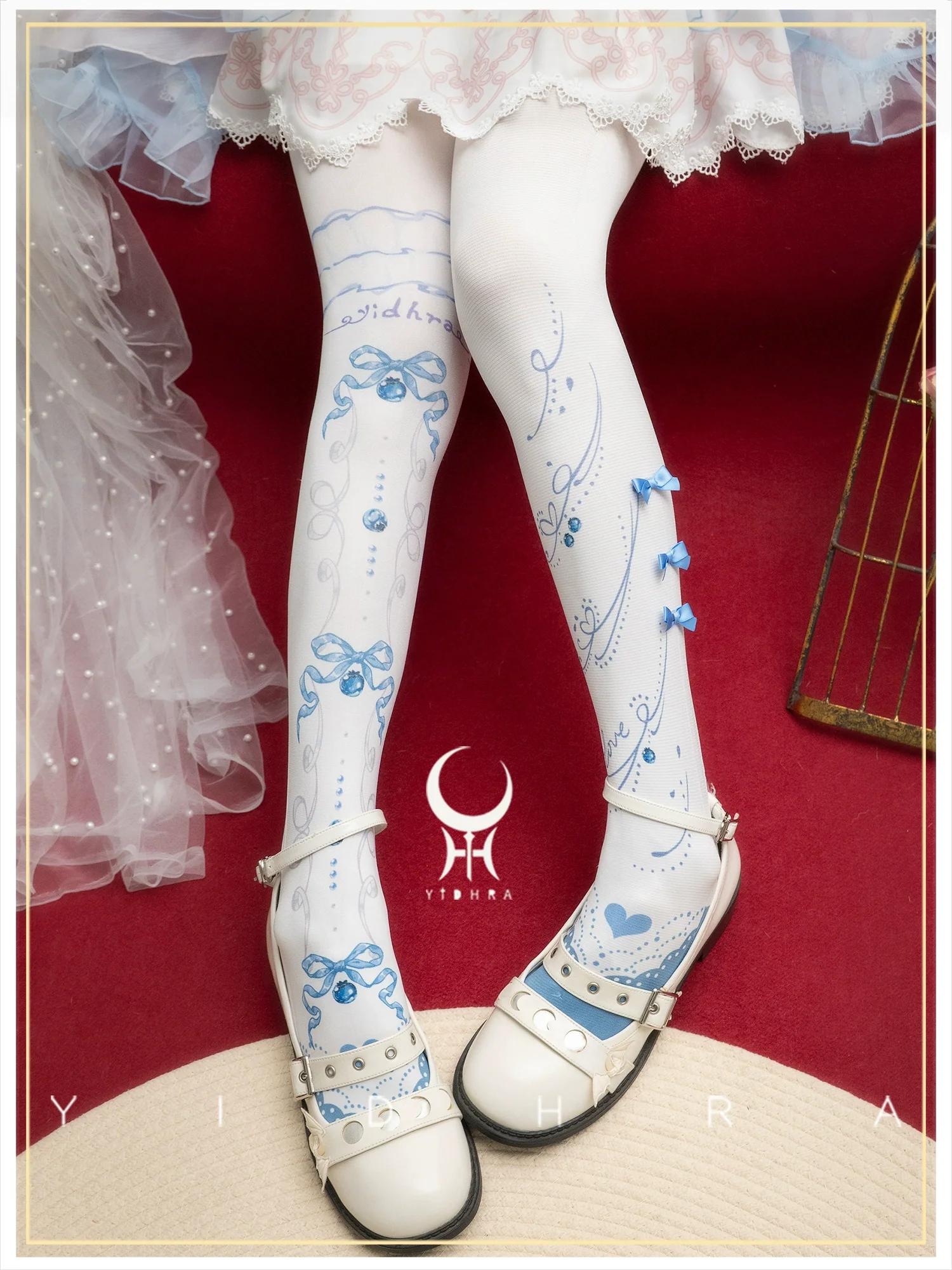 Yidhra - Frutomo - Sweet Lolita Printed Pantyhose - Image 5