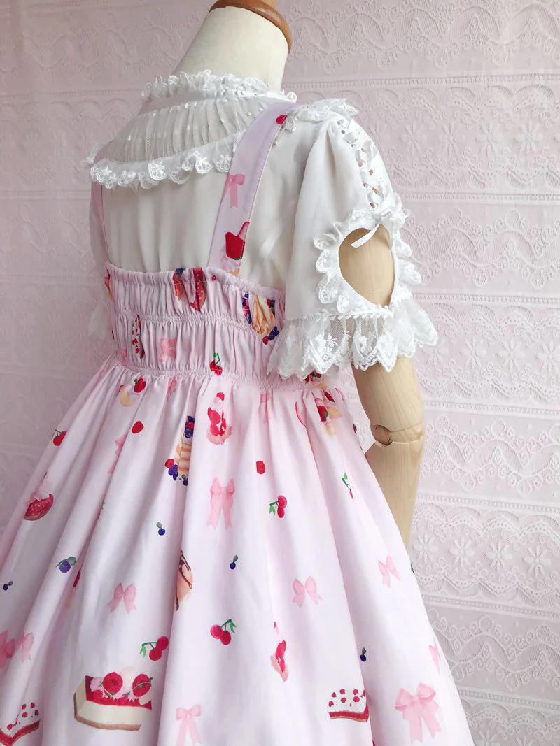 Sweet Lolita Puff Sleeve Short Sleeve Blouse - Image 11
