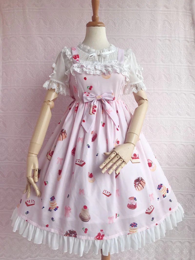 Sweet Lolita Puff Sleeve Short Sleeve Blouse - Image 5