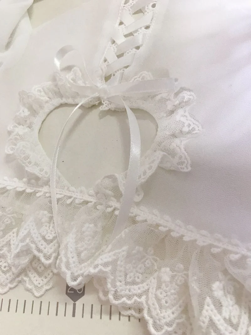 Sweet Lolita Puff Sleeve Short Sleeve Blouse - Image 7