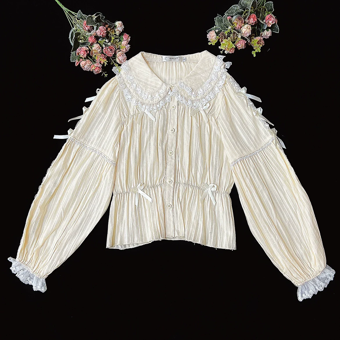 Sweet Lolita Shirt Doll Collar Blouse High-waisted - Image 36