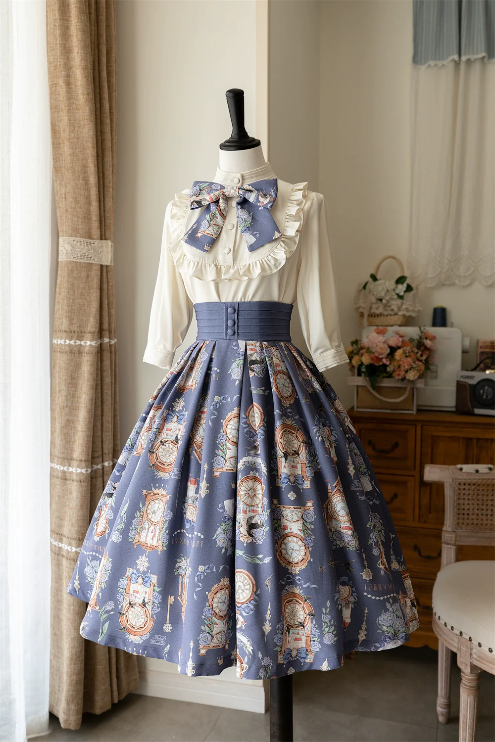 Eternal Echo - Sweet Lolita Skirt Classic Daily Lolita Blouse - Image 3