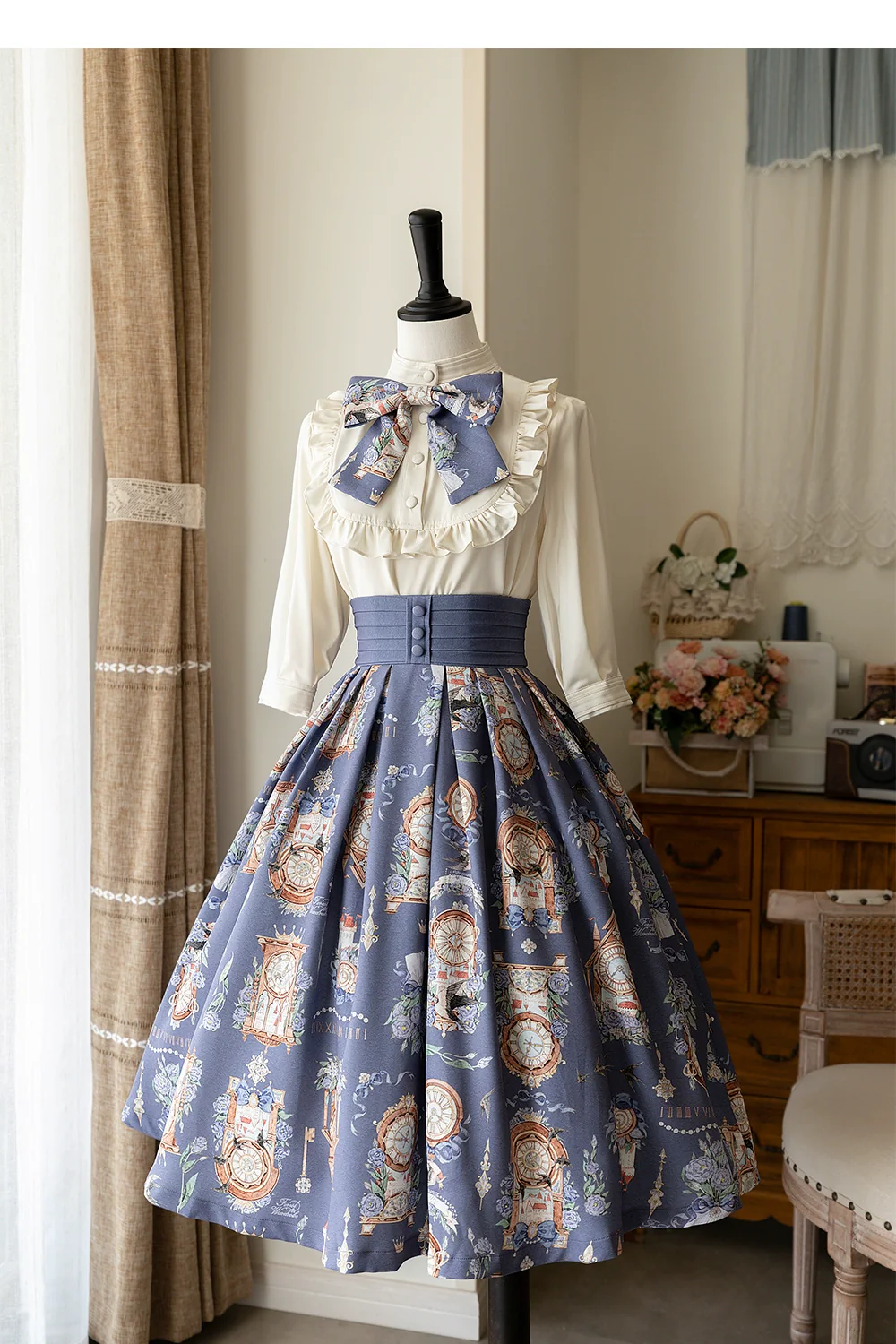 Eternal Echo - Sweet Lolita Skirt Classic Daily Lolita Blouse - Image 4