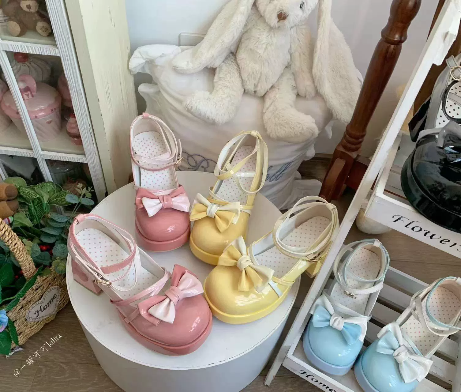 A Can of Cocoa - Heart Function - Sweet Lolita Shoes Gradient Color High Heels - Image 2