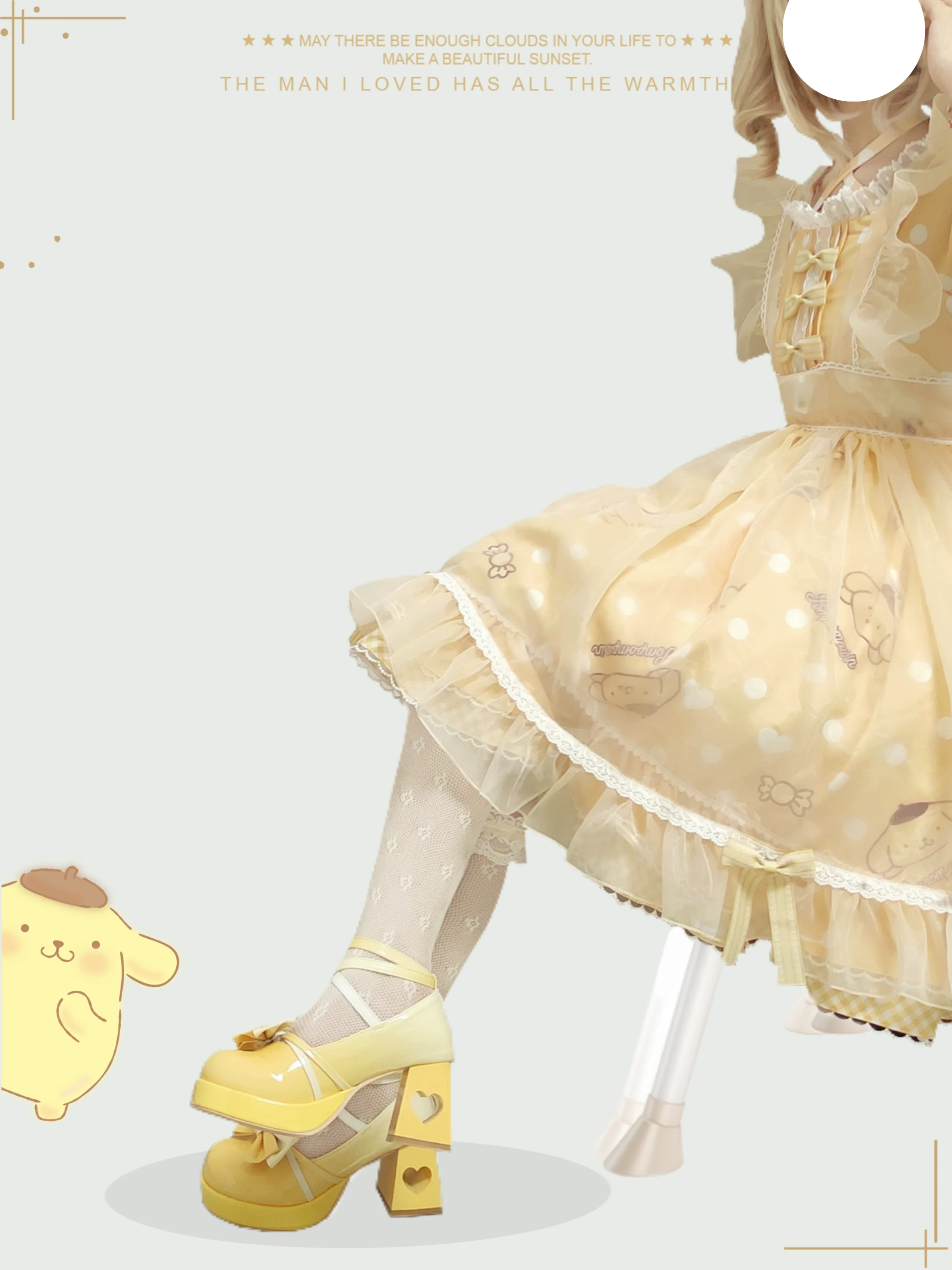 A Can of Cocoa - Heart Function - Sweet Lolita Shoes Gradient Color High Heels - Image 7