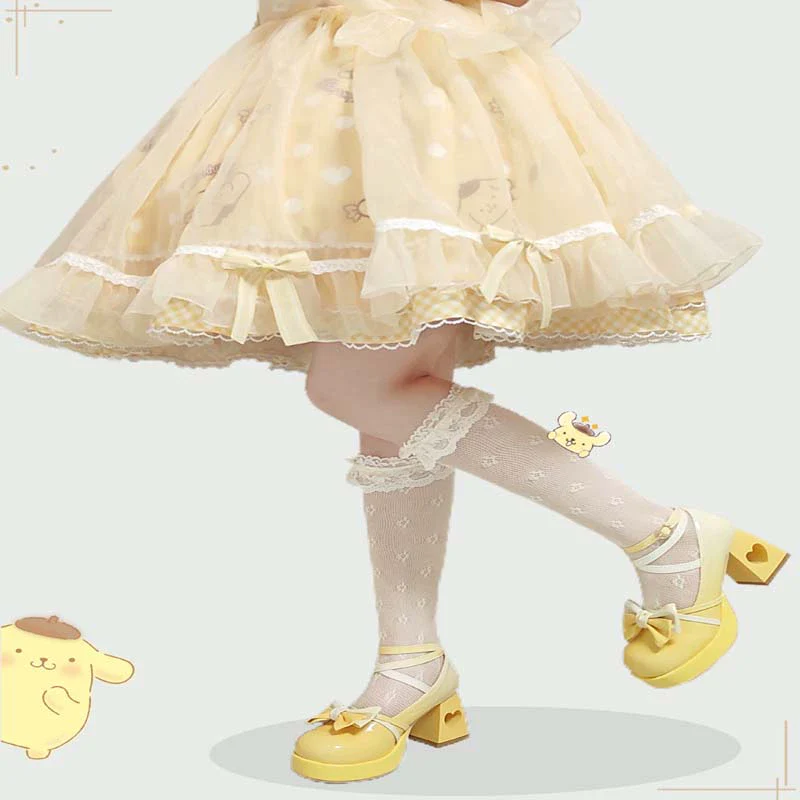A Can of Cocoa - Heart Function - Sweet Lolita Shoes Gradient Color High Heels - Image 9
