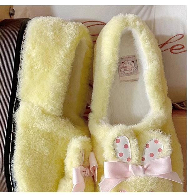 Rabbit Fur - Sweet Lolita Shoes Plush Rabbit Winter Lolita Shoes - Image 13