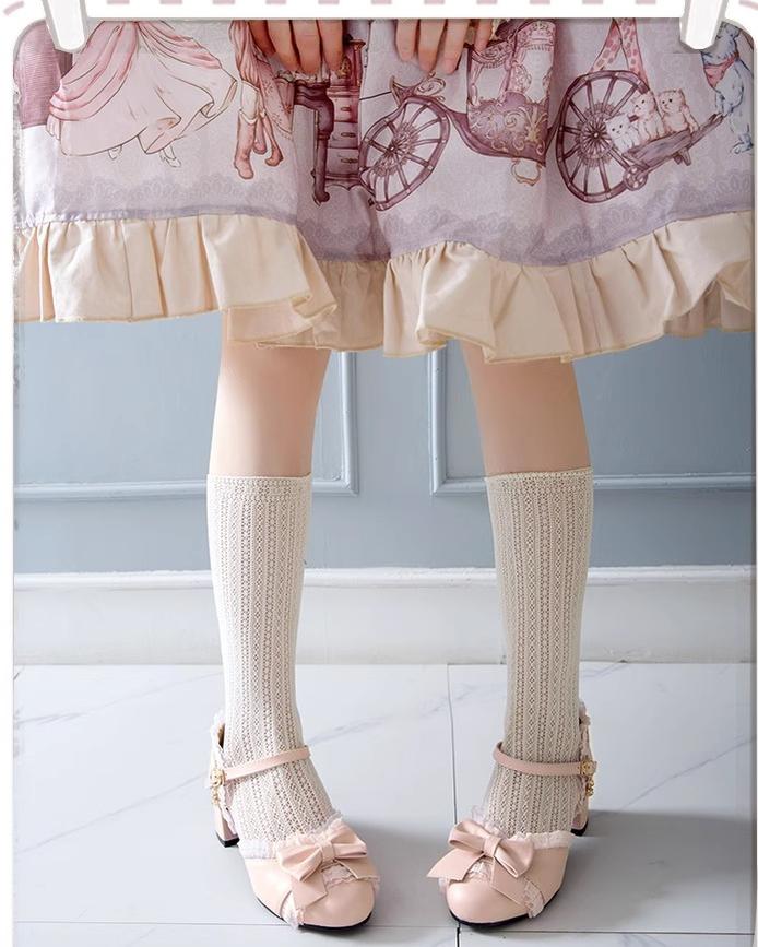 Yana - Sweet Lolita Shoes Round Toe Students Chunky Heel - Image 11