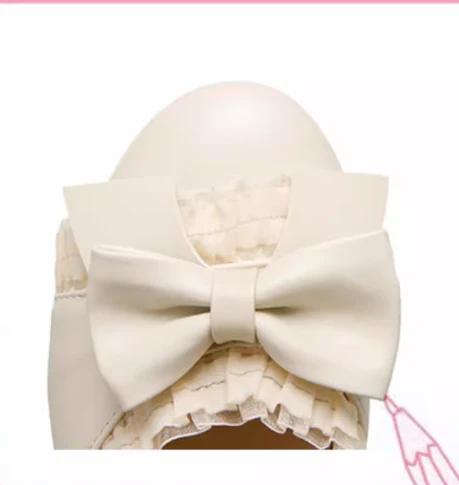 Yana - Sweet Lolita Shoes Round Toe Students Chunky Heel - Image 13