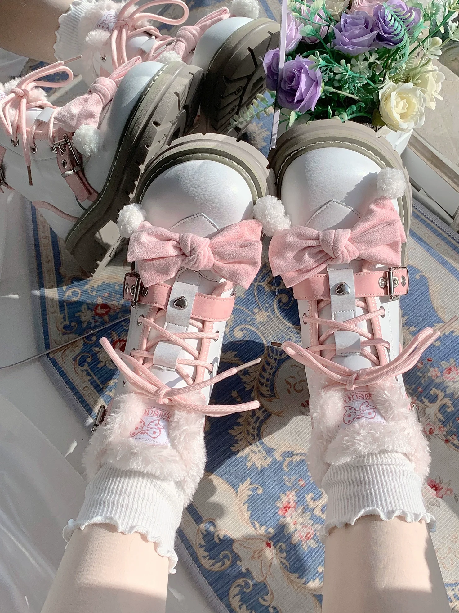 StarsCrwon - Sweet Lolita Shoes Winter Lolita Martin Boots - Image 20
