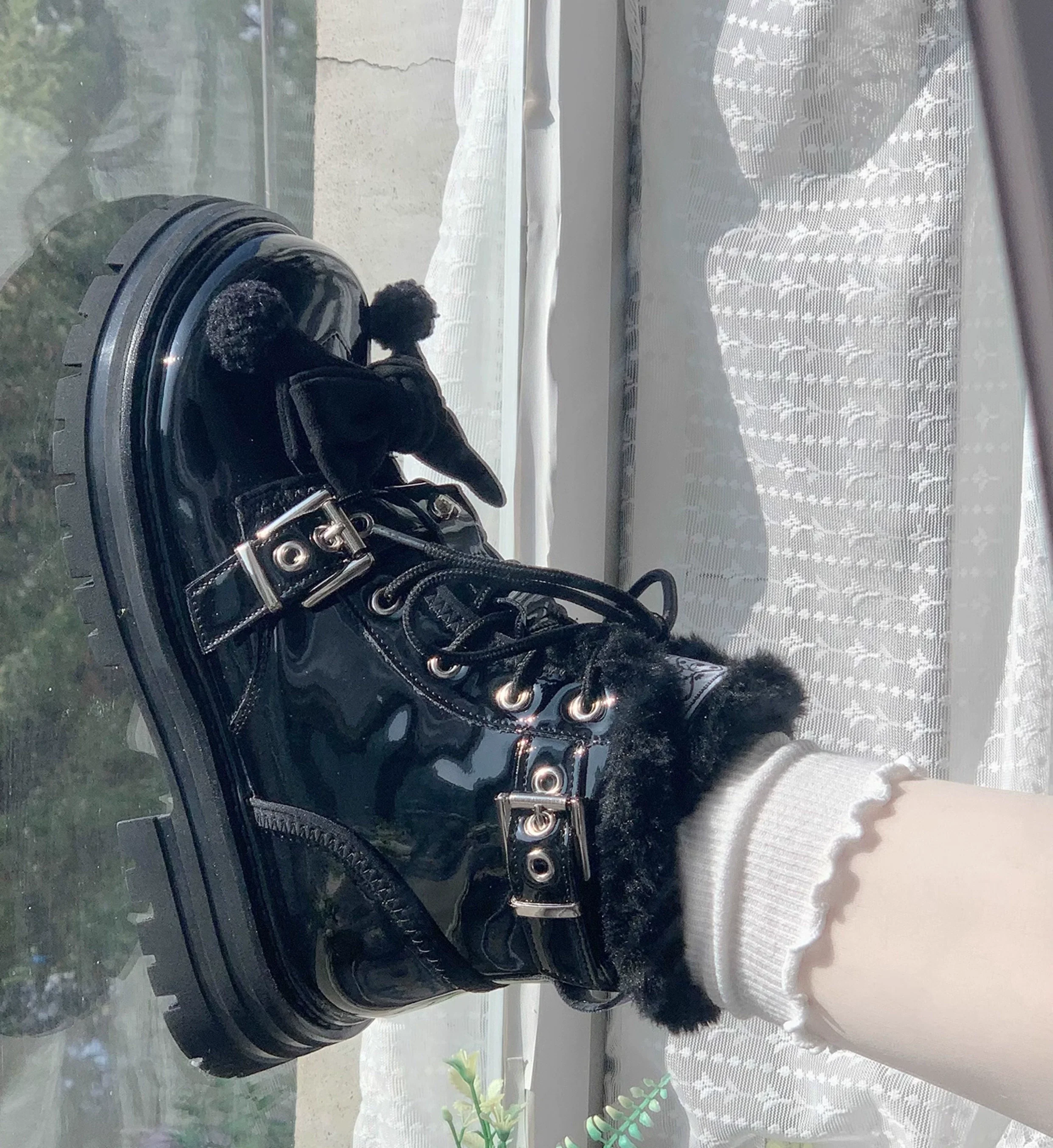 StarsCrwon - Sweet Lolita Shoes Winter Lolita Martin Boots - Image 28