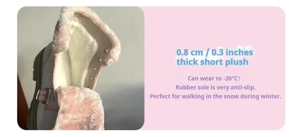 StarsCrwon - Sweet Lolita Shoes Winter Lolita Martin Boots - Image 31