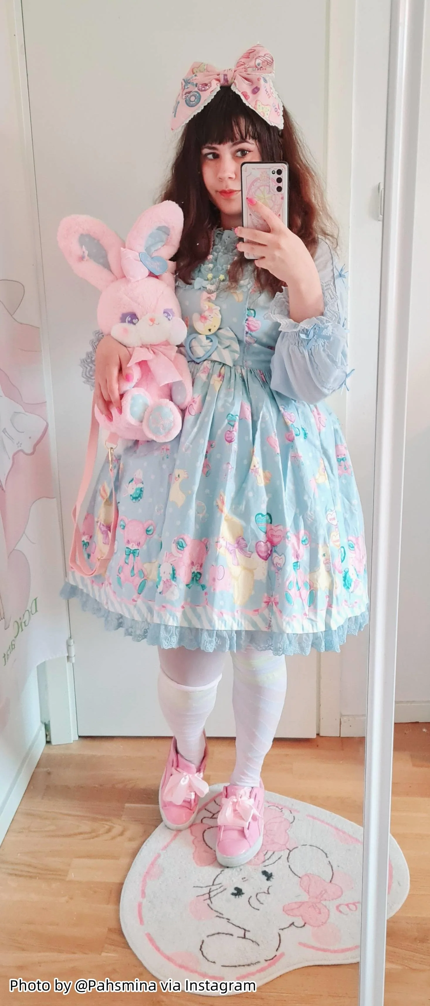 Rainbow Colorful Lolita Petticoat, 17" (43cm), Cotton Lining - Image 7