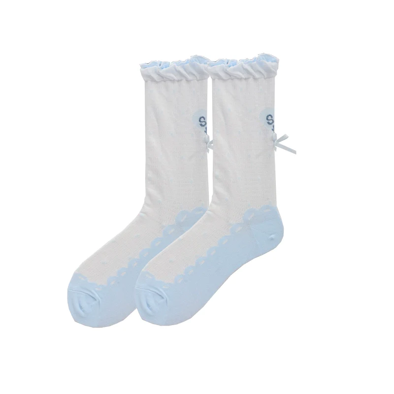 Roji Roji - Sweet Lolita Socks Cute Lolita Short Socks With Polka Dot - Image 34
