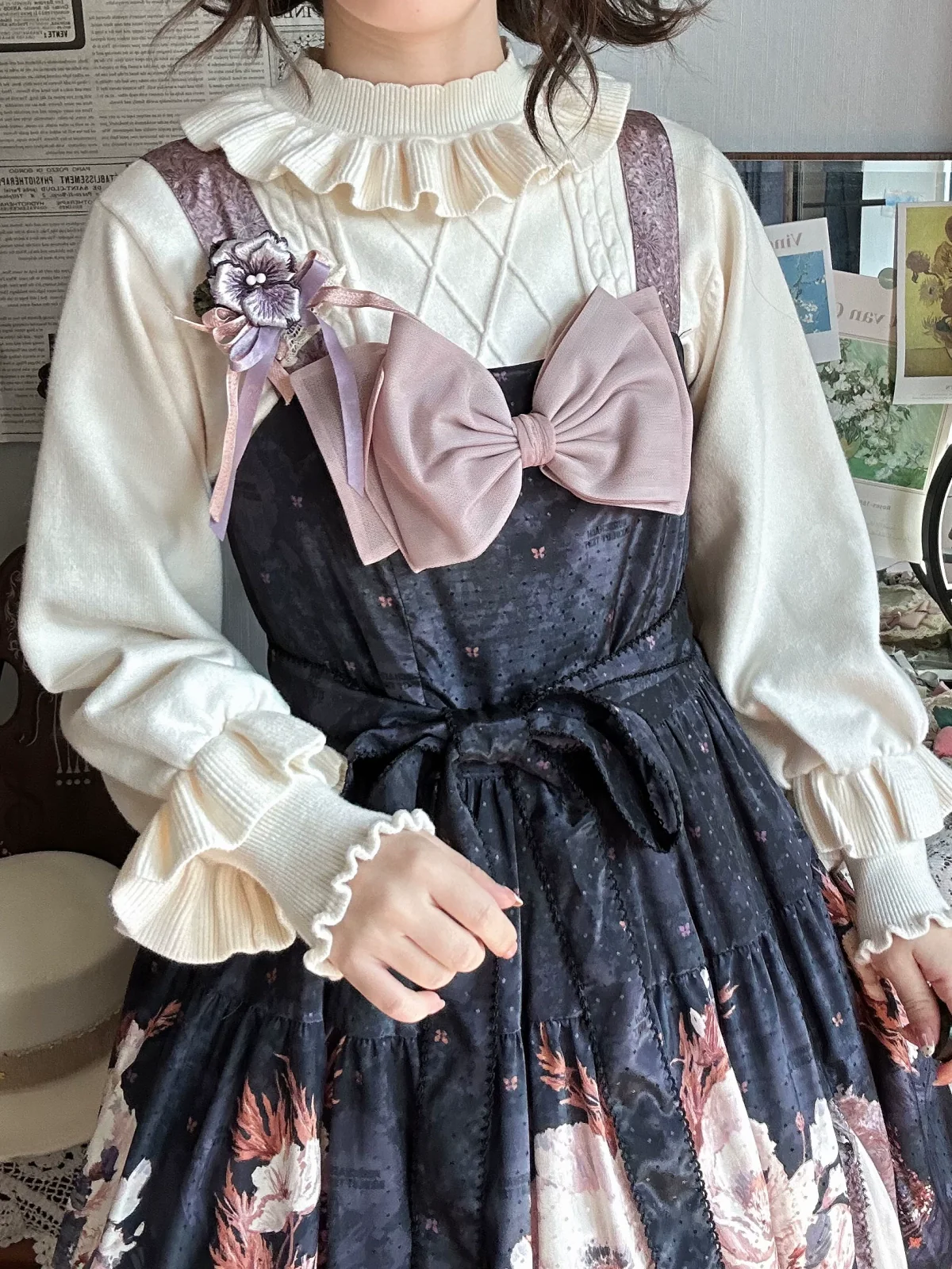 Sweet Lolita Sweater Autumn and Winter Lolita Inner Wear - Image 12