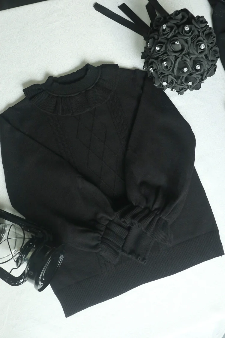 Sweet Lolita Sweater Autumn and Winter Lolita Inner Wear - Image 38