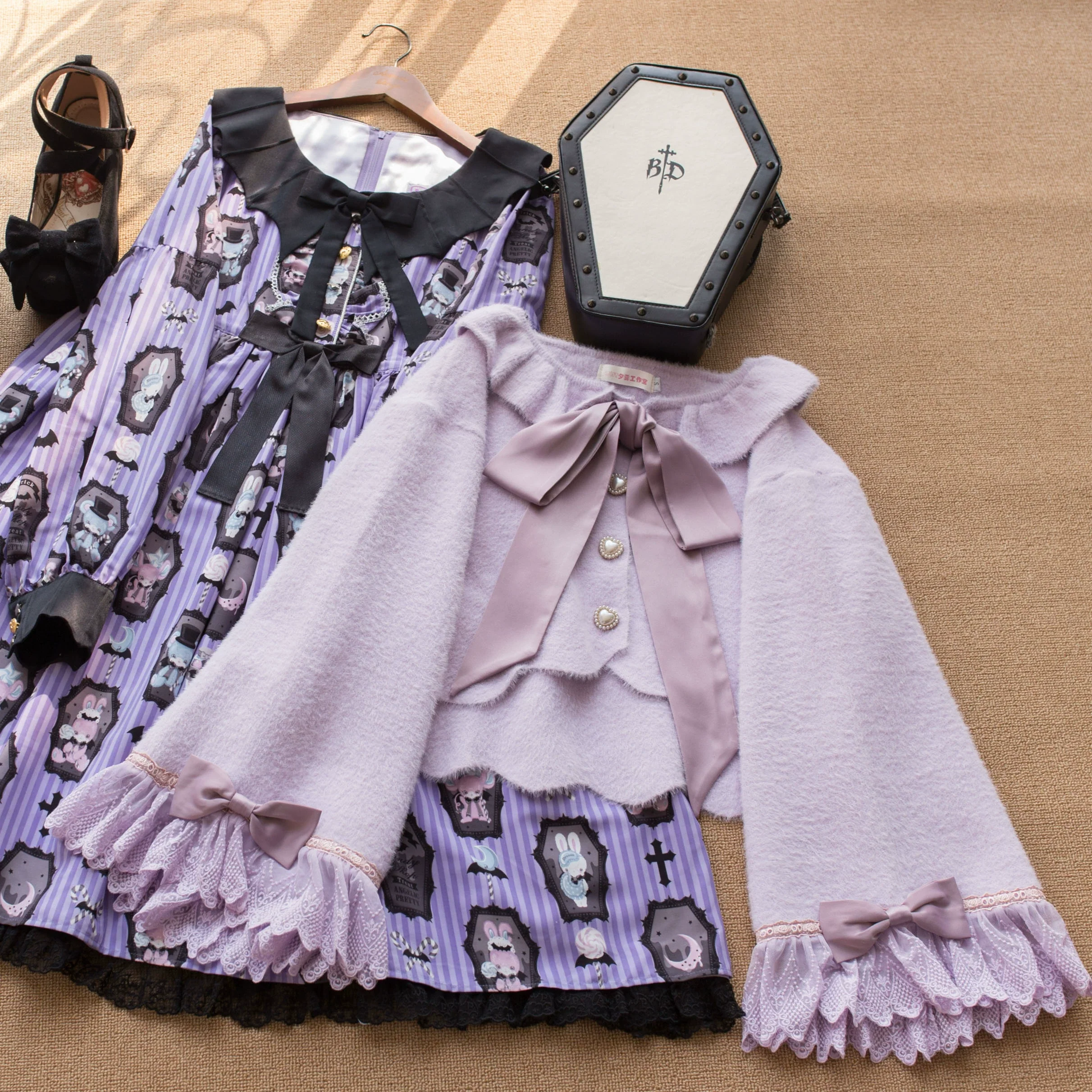Qian's Letter - Sweet Lolita Sweater Winter Cardigan - Image 18