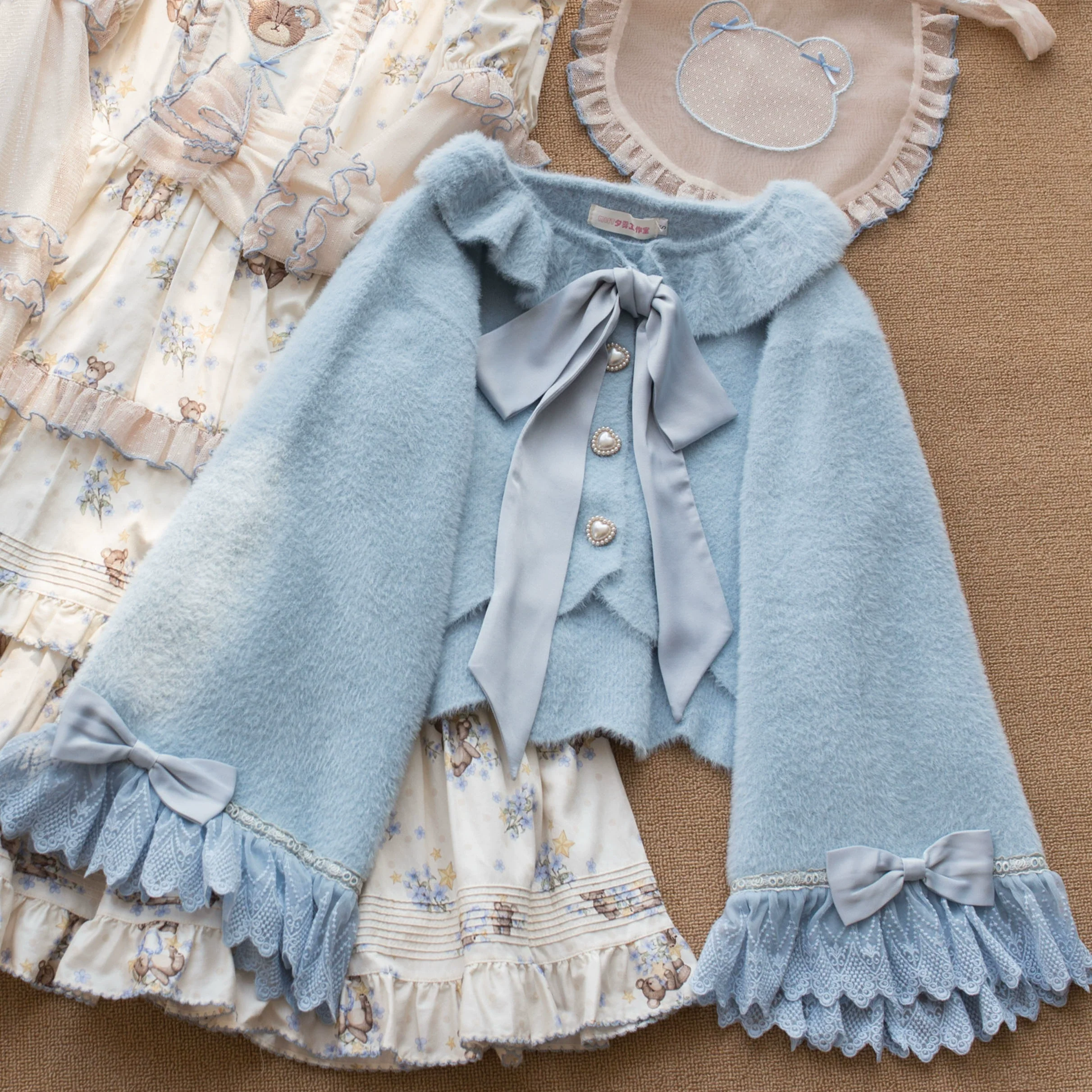 Qian's Letter - Sweet Lolita Sweater Winter Cardigan - Image 24