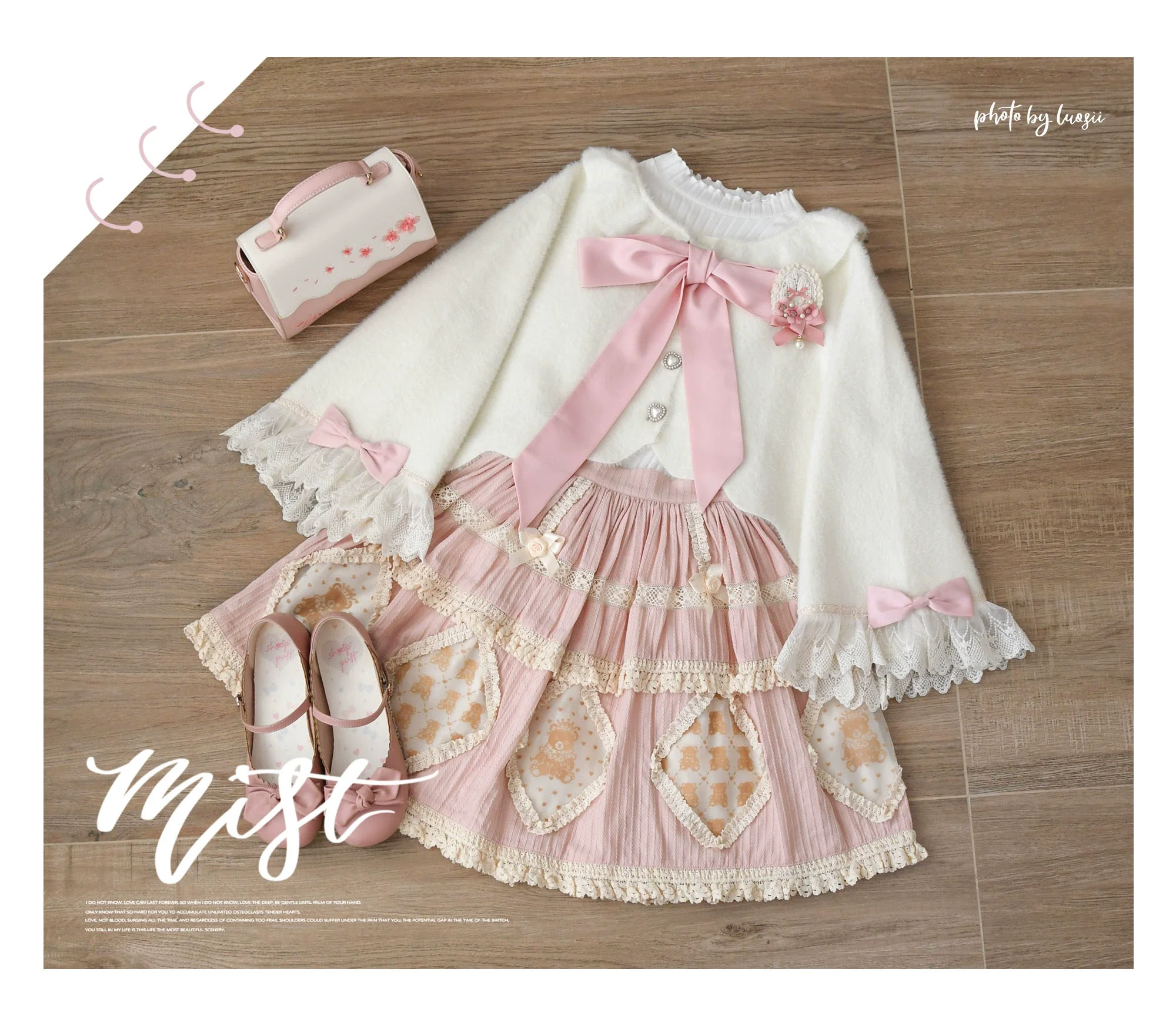 Qian's Letter - Sweet Lolita Sweater Winter Cardigan - Image 27