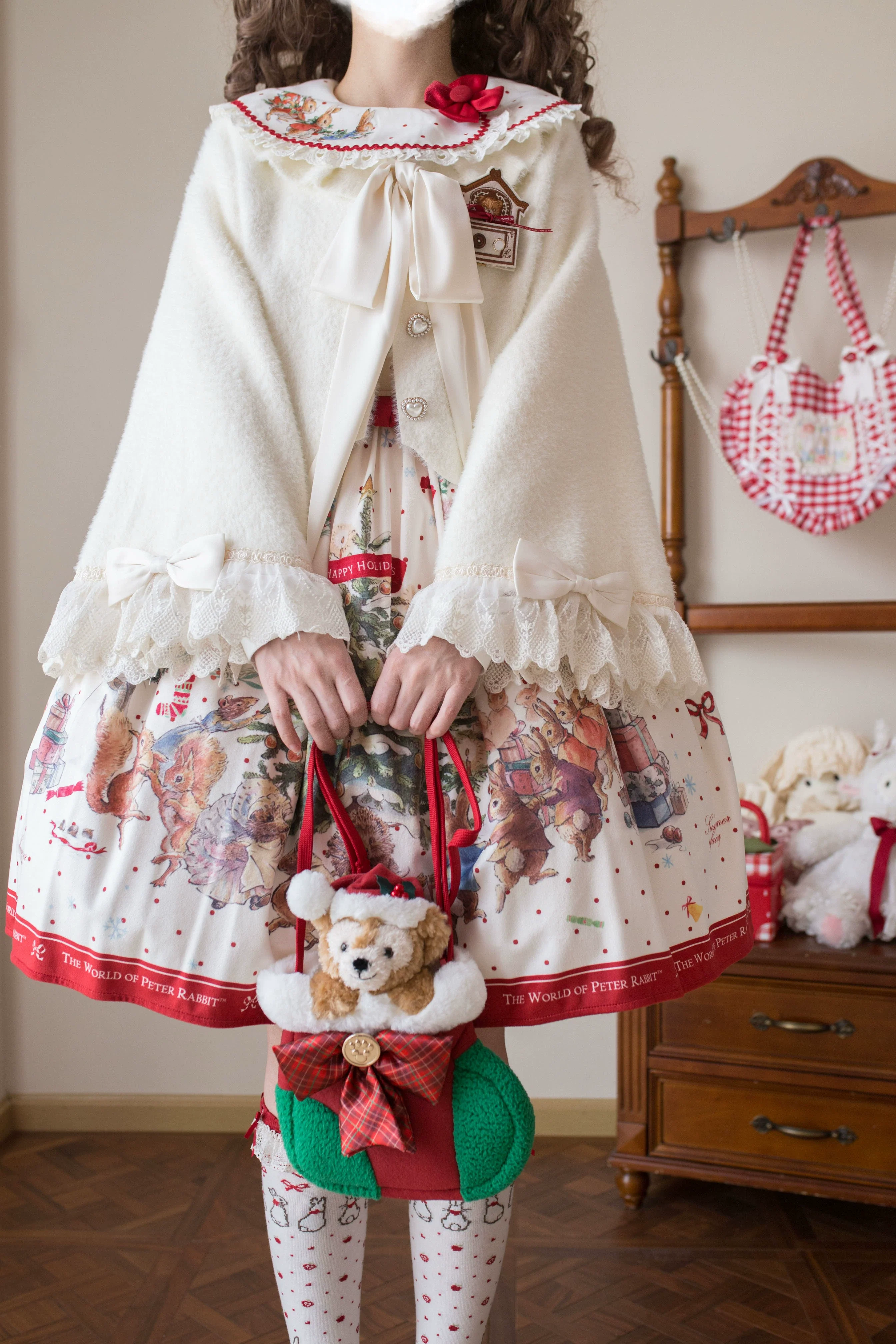 Qian's Letter - Sweet Lolita Sweater Winter Cardigan - Image 3