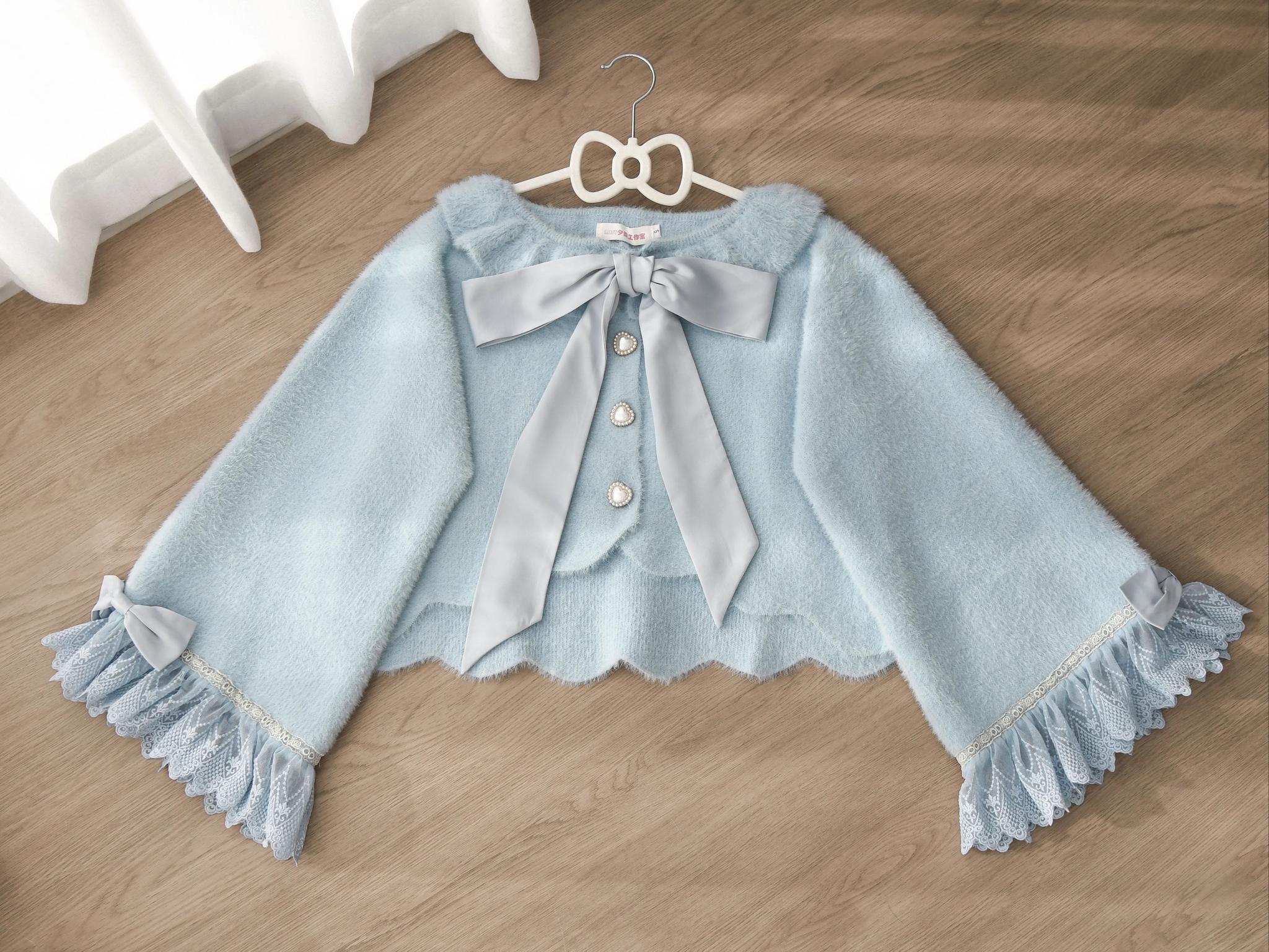 Qian's Letter - Sweet Lolita Sweater Winter Cardigan - Image 35