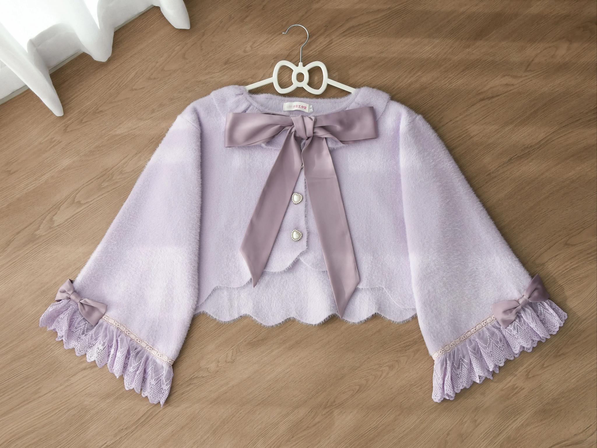 Qian's Letter - Sweet Lolita Sweater Winter Cardigan - Image 36