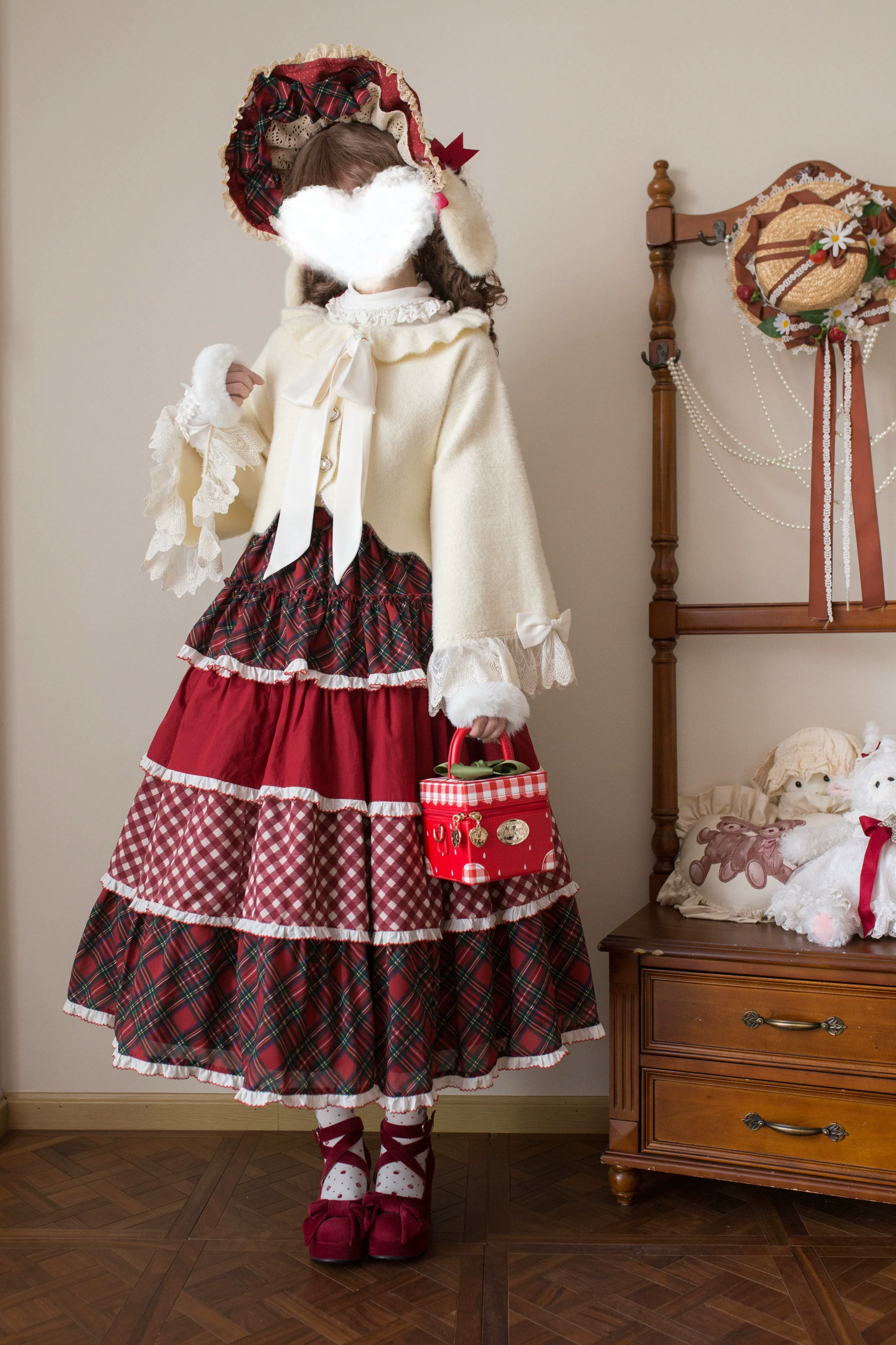 Qian's Letter - Sweet Lolita Sweater Winter Cardigan - Image 5