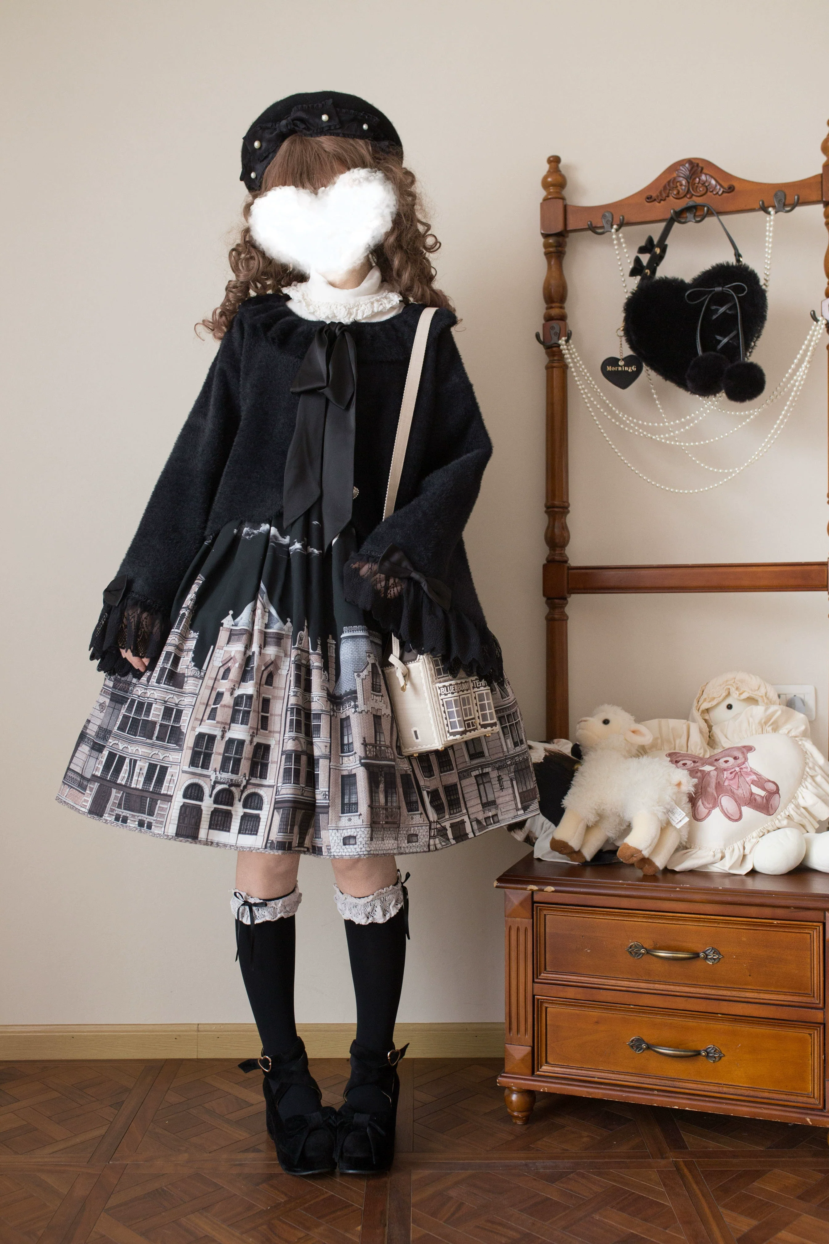 Qian's Letter - Sweet Lolita Sweater Winter Cardigan - Image 7