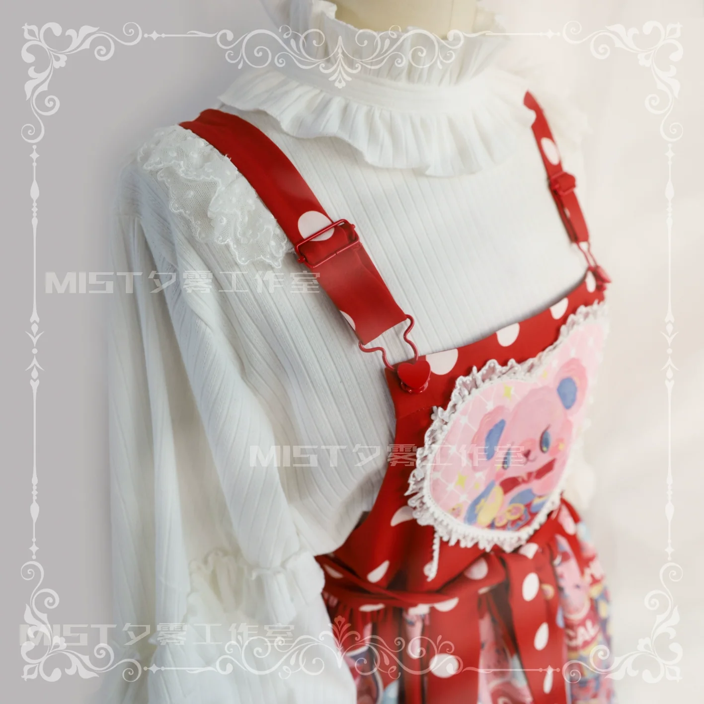 First Snow - Sweet Lolita Sweater Winter Puff Sleeve Knitting Innerwear - Image 51