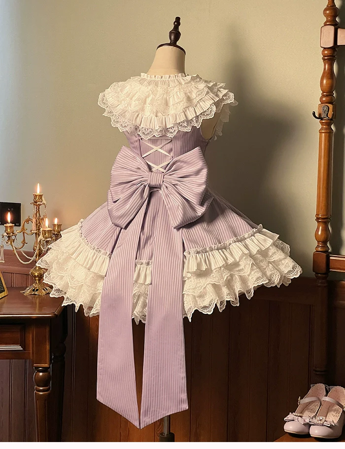 Alice Girl - Arrogant Miss - Sweet Lolita Trailing Large Bow with Long Ribbons - Image 4
