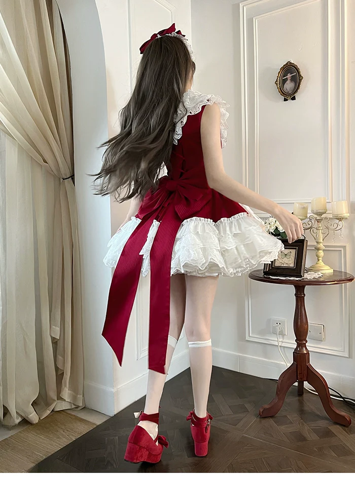 Alice Girl - Arrogant Miss - Sweet Lolita Trailing Large Bow with Long Ribbons - Image 6