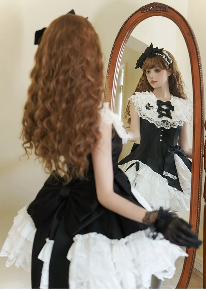 Alice Girl - Arrogant Miss - Sweet Lolita Trailing Large Bow with Long Ribbons - Image 8