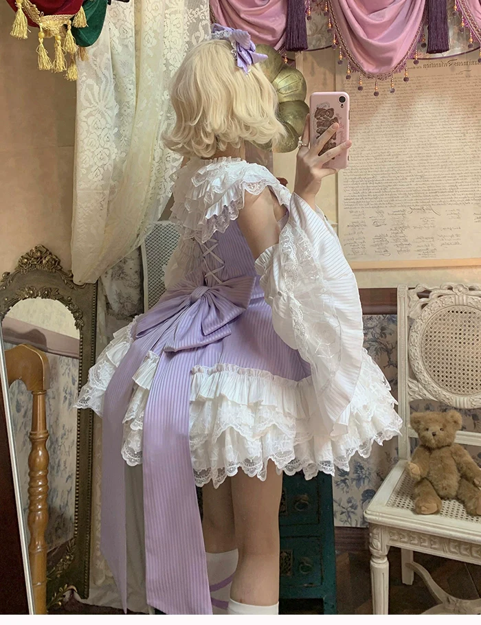 Alice Girl - Arrogant Miss - Sweet Lolita Trailing Large Bow with Long Ribbons - Image 9