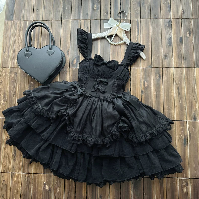 Love of Rebirth - Sweet Lolita JSK Dress, Tiered Hem - Image 10