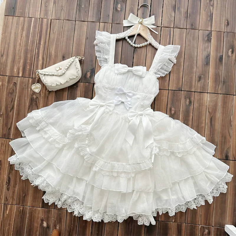 Love of Rebirth - Sweet Lolita JSK Dress, Tiered Hem - Image 9