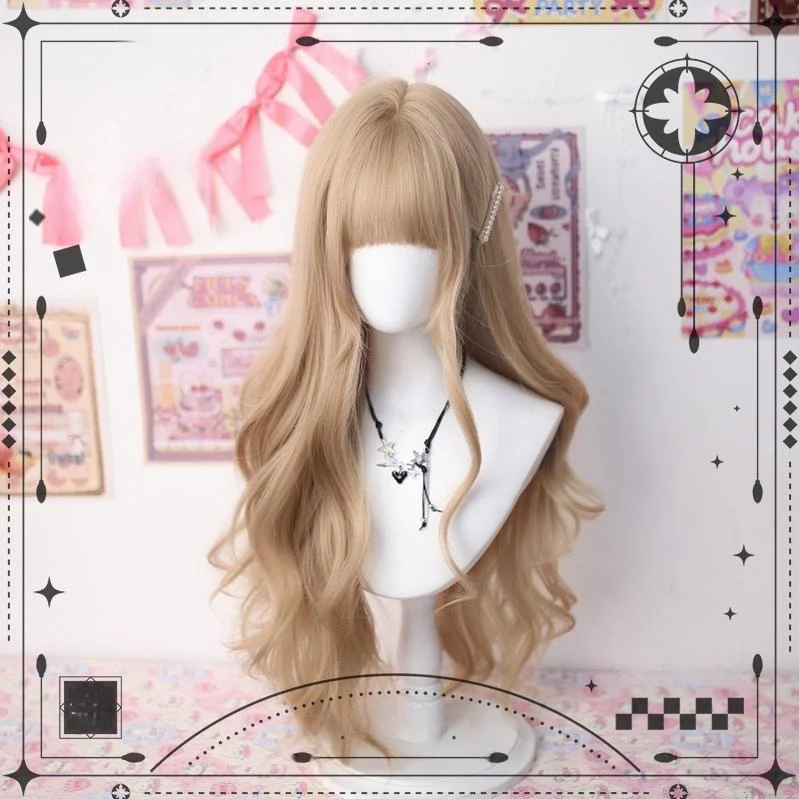Dalao Home - Sweet Lolita Wig Double Ponytails Long Wavy Wig - Image 2