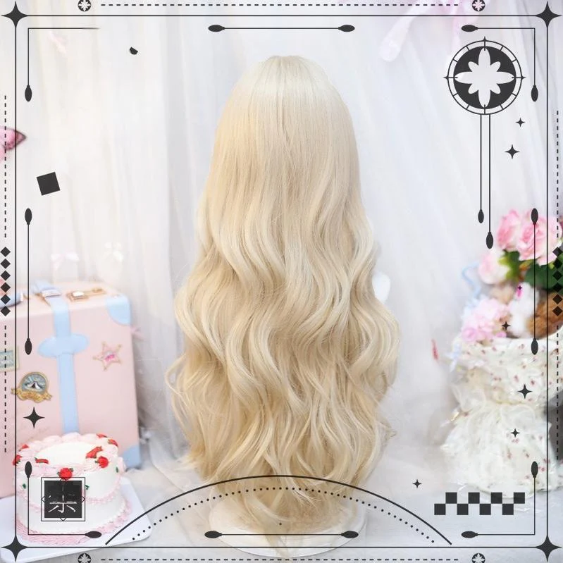 Dalao Home - Sweet Lolita Wig Double Ponytails Long Wavy Wig - Image 7