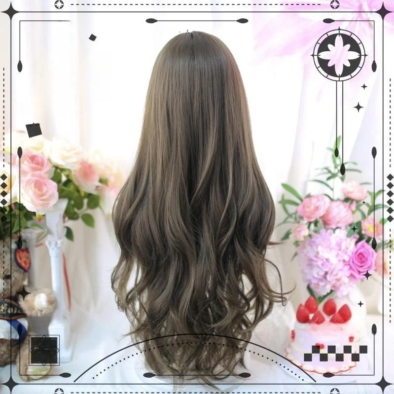 Dalao Home - Sweet Lolita Wig Double Ponytails Long Wavy Wig - Image 9