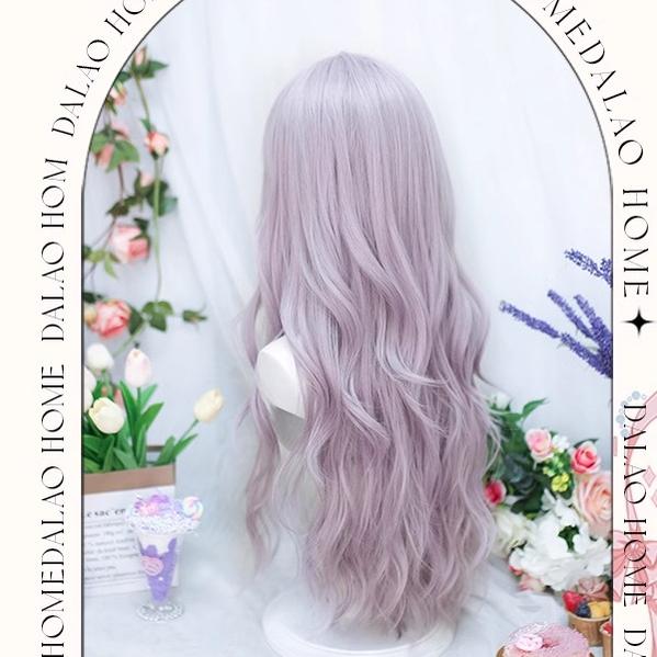 Dalao Home - Poi Balls - Sweet Lolita Wig Long Curly Purple Wigs - Image 10
