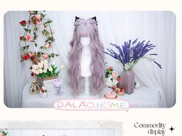 Dalao Home - Poi Balls - Sweet Lolita Wig Long Curly Purple Wigs - Image 6