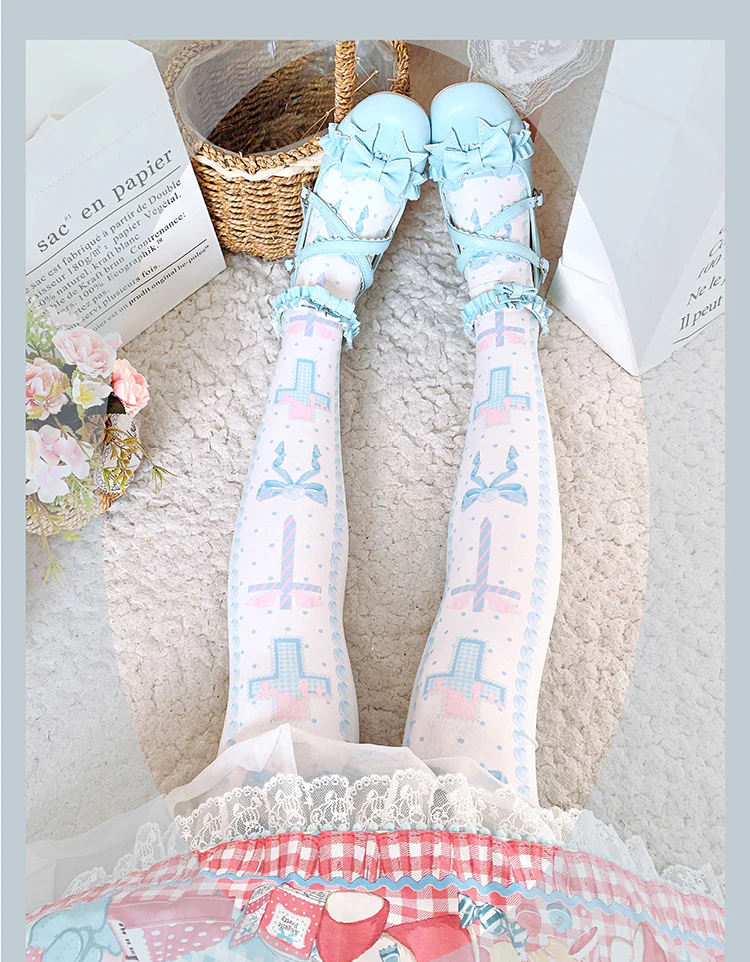 Roji roji - Sweet Bow Lolita Thigh stockings - Image 11