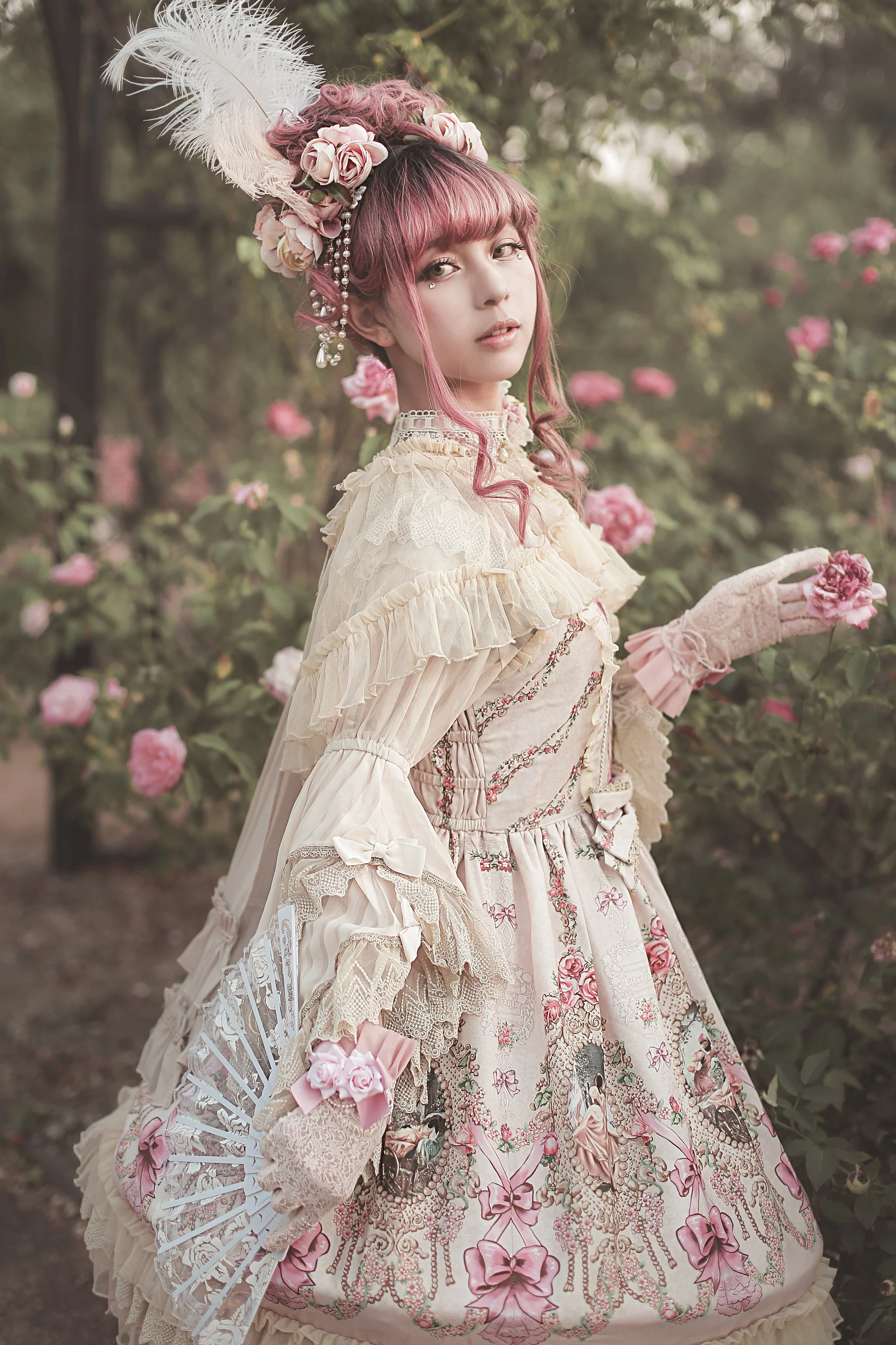 Fairytale Town Prom - Printed Tea Party Classic Lolita JSK Suit - Image 14